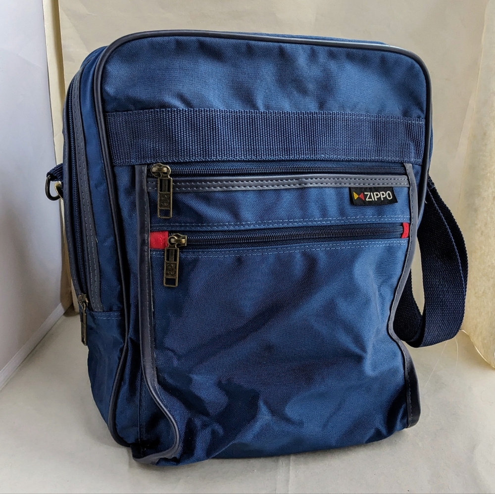 ZIPPO Vintage Blue Bag W/ Feet Nylon